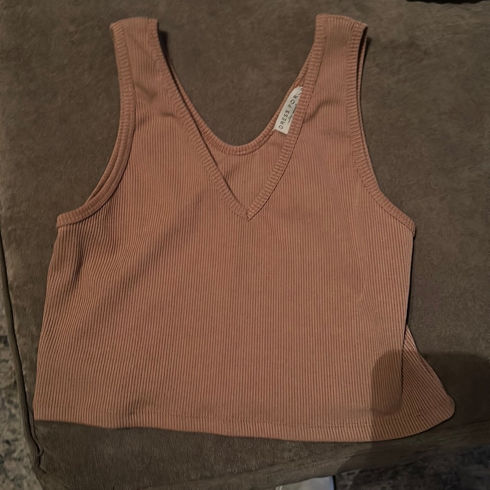 mauve tank top!